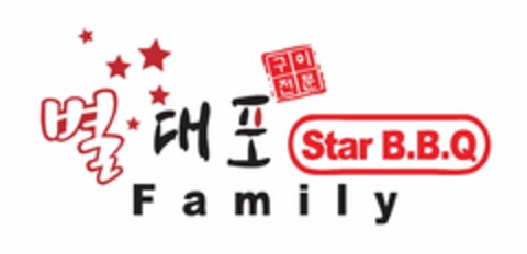 BUEL DAE PO FAMILY START B.B.Q. Logo (USPTO, 14.07.2011)