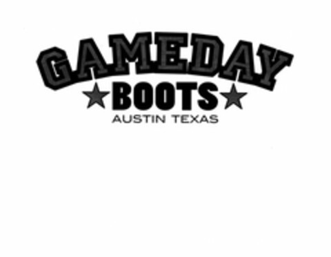 GAMEDAY BOOTS AUSTIN TEXAS Logo (USPTO, 09/28/2011)