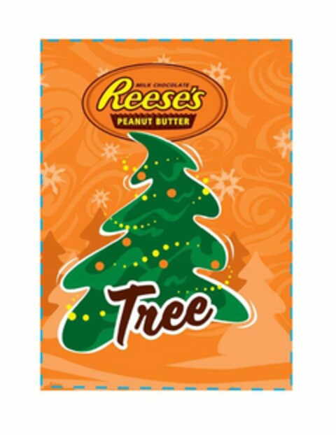 REESE'S MILK CHOCOLATE PEANUT BUTTER TREE Logo (USPTO, 28.10.2011)