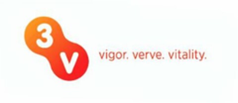 3 V VIGOR. VERVE. VITALITY. Logo (USPTO, 18.04.2012)