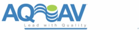AQ AV LEAD WITH QUALITY Logo (USPTO, 24.05.2012)