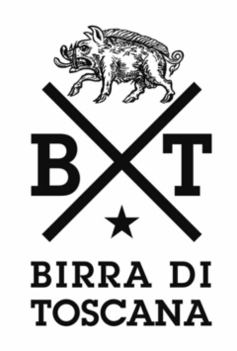 B T BIRRA DI TOSCANA Logo (USPTO, 11.08.2012)