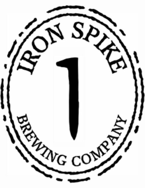 IRON SPIKE BREWING COMPANY Logo (USPTO, 07.08.2013)