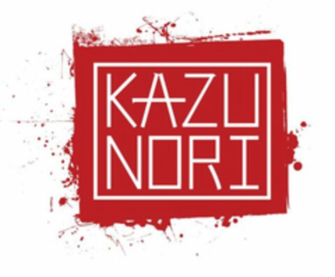 KAZUNORI Logo (USPTO, 24.02.2015)