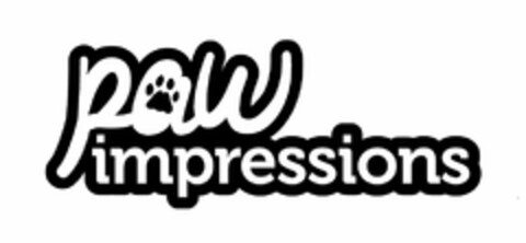 PAW IMPRESSIONS Logo (USPTO, 06/17/2015)