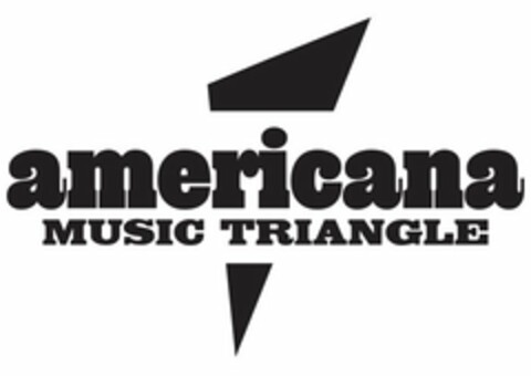 AMERICANA MUSIC TRIANGLE Logo (USPTO, 15.07.2015)