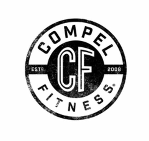 COMPEL FITNESS CF ESTD 2008 Logo (USPTO, 06.10.2015)