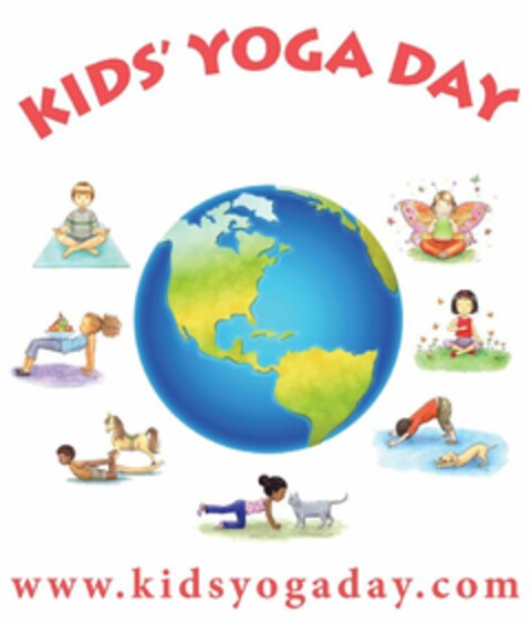 KIDS' YOGA DAY, WWW.KIDSYOGADAY.COM Logo (USPTO, 07.07.2016)