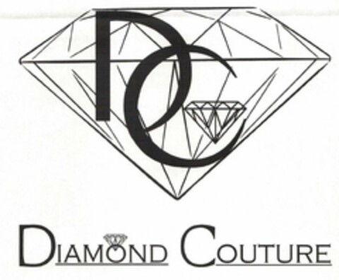 D C DIAMOND COUTURE Logo (USPTO, 09/21/2016)