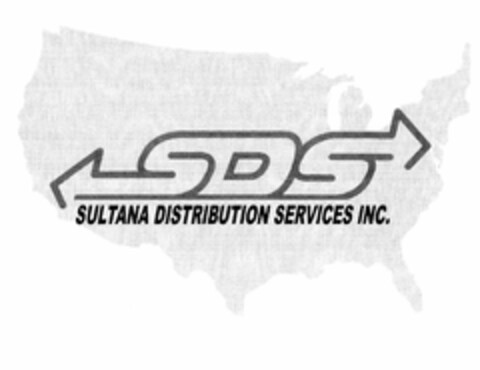 SDS SULTANA DISTRIBUTION SERVICES, INC. Logo (USPTO, 17.01.2017)