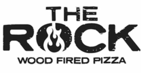 THE ROCK WOOD FIRED PIZZA Logo (USPTO, 16.08.2017)