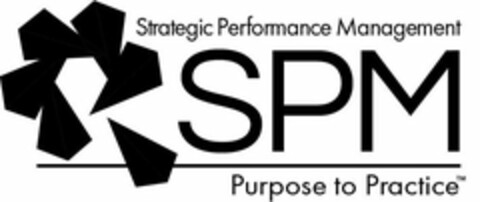 SPM STRATEGIC PERFORMANCE MANAGEMENT PURPOSE TO PRACTICE Logo (USPTO, 07.08.2018)