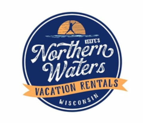 KEEFE'S NORTHERN WATERS VACATION RENTALS WISCONSIN Logo (USPTO, 23.09.2018)