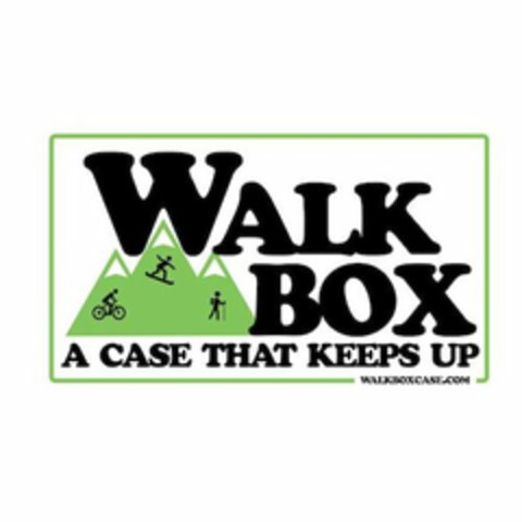 WALK BOX A CASE THAT KEEPS UP WALKBOXCASE.COM Logo (USPTO, 11/09/2018)