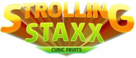 STROLLING STAXX CUBIC FRUITS Logo (USPTO, 02/14/2019)