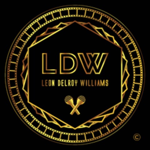 LDW LEON DELROY WILLIAMS Logo (USPTO, 04/08/2019)