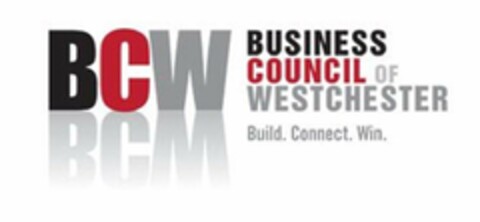 BCW BUSINESS COUNCIL OF WESTCHESTER BUILD. CONNECT. WIN. Logo (USPTO, 08.05.2019)