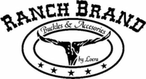 RANCH BRAND BUCKLES & ACCESORIES BY LOERA Logo (USPTO, 15.11.2019)