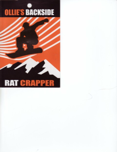 OLLIE'S BACKSIDE RAT CRAPPER Logo (USPTO, 03/20/2009)
