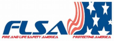 FLSA FIRE AND LIFE SAFETY AMERICA PROTECTING AMERICA Logo (USPTO, 01.04.2009)