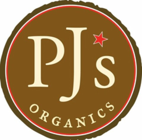 PJ S ORGANICS Logo (USPTO, 21.09.2009)