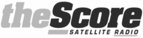 THE SCORE SATELLITE RADIO Logo (USPTO, 09/02/2010)