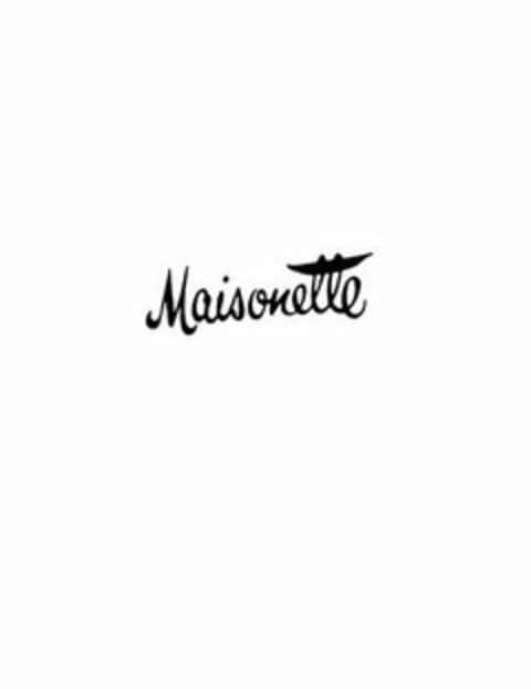 MAISONETTE Logo (USPTO, 10/26/2010)