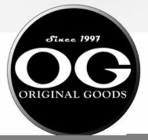 SINCE 1997 OG ORIGINAL GOODS Logo (USPTO, 11.03.2011)