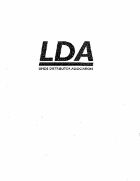 LDA LINDE DISTRIBUTOR ASSOCIATION Logo (USPTO, 06.07.2011)