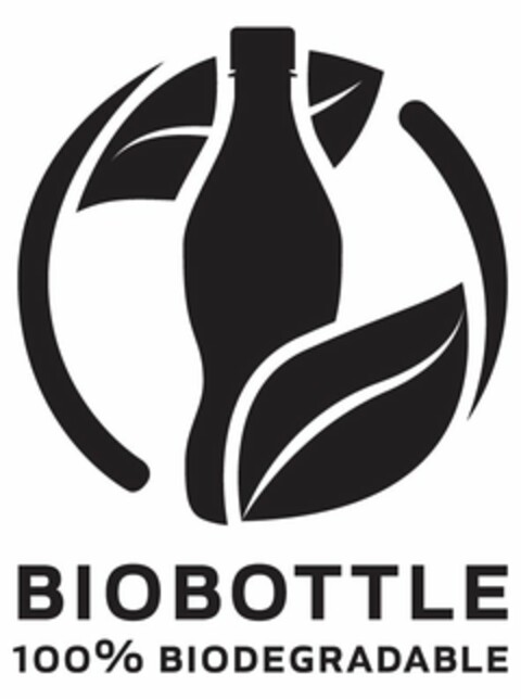 BIOBOTTLE 100% BIODEGRADABLE Logo (USPTO, 30.09.2011)