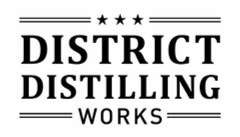 DISTRICT DISTILLING WORKS Logo (USPTO, 22.08.2012)