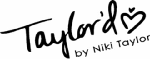 TAYLOR'D BY NIKI TAYLOR Logo (USPTO, 28.08.2012)