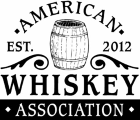 AMERICAN WHISKEY ASSOCIATION EST. 2012 Logo (USPTO, 08.04.2013)