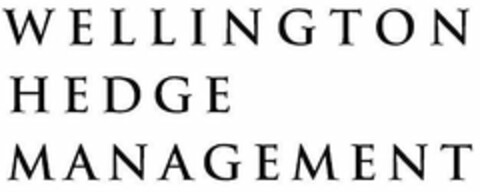 WELLINGTON HEDGE MANAGEMENT Logo (USPTO, 06/19/2013)