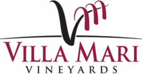 VM VILLA MARI VINEYARDS Logo (USPTO, 28.06.2013)