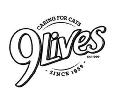 9LIVES CARING FOR CATS - SINCE 1959 - CAT FOOD Logo (USPTO, 07.04.2014)