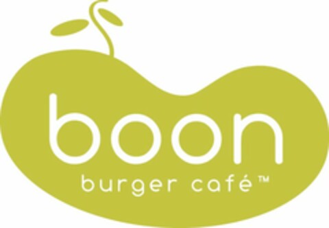 BOON BURGER CAFÉ Logo (USPTO, 04/26/2014)