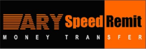 ARY SPEED REMIT MONEY TRANSFER Logo (USPTO, 22.09.2014)