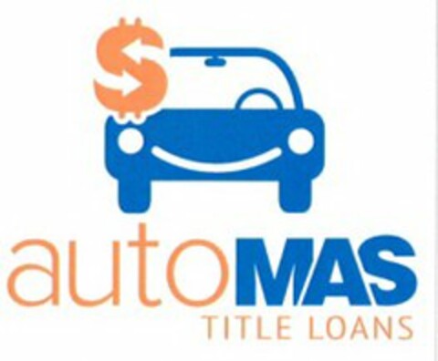 AUTO MAS TITLE LOANS Logo (USPTO, 25.09.2015)