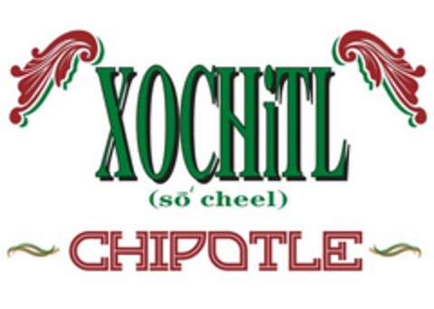 XOCHITL (SO CHEEL) CHIPOTLE Logo (USPTO, 15.12.2015)