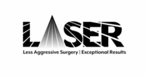 LASER LESS AGGRESSIVE SURGERY | EXCEPTIONAL RESULTS Logo (USPTO, 11/03/2016)