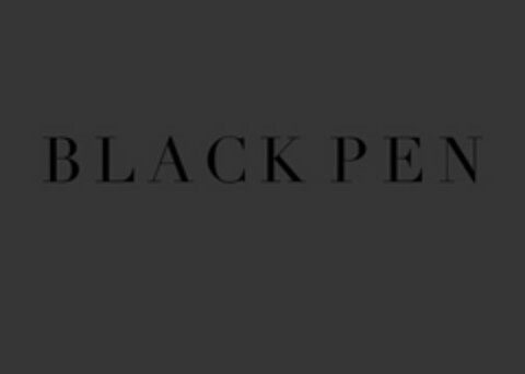 BLACK PEN Logo (USPTO, 31.03.2017)