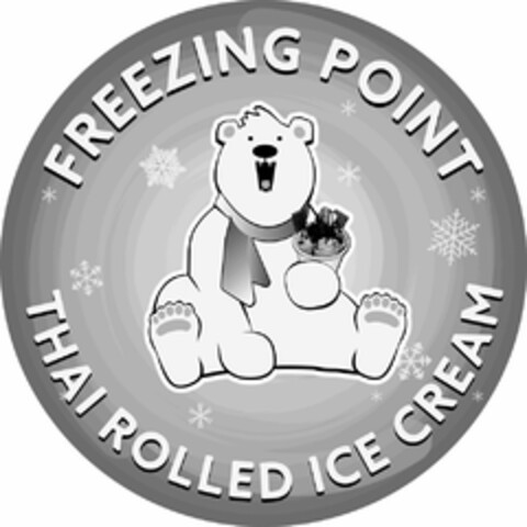 FREEZING POINT THAI ROLLED ICE CREAM Logo (USPTO, 06.06.2017)