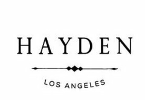 HAYDEN LOS ANGELES Logo (USPTO, 25.10.2017)