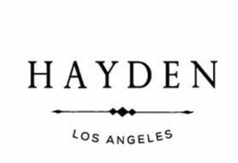 HAYDEN LOS ANGELES Logo (USPTO, 10/25/2017)