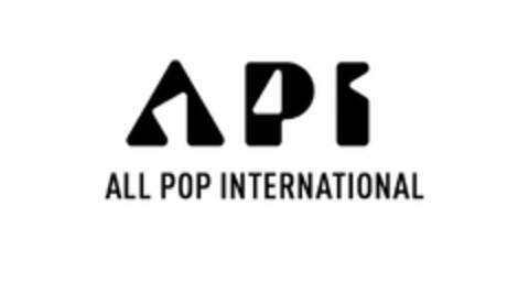 API ALL POP INTERNATIONAL Logo (USPTO, 03/07/2018)