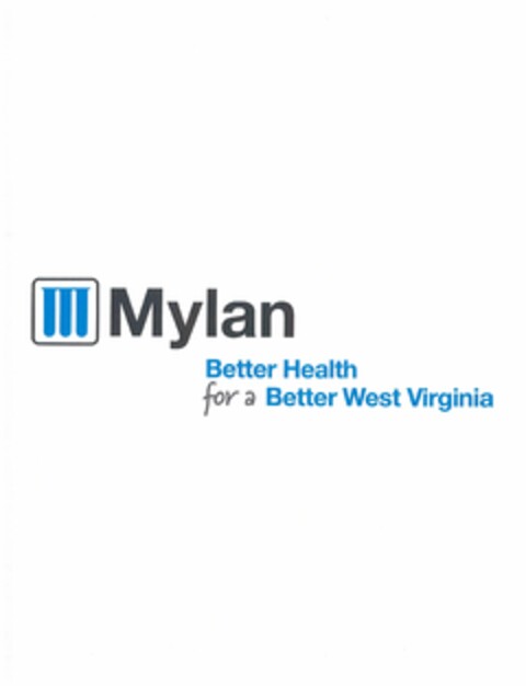 M MYLAN BETTER HEALTH FOR A BETTER WESTVIRGINIA Logo (USPTO, 04.04.2018)