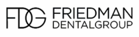 FDG FRIEDMAN DENTAL GROUP Logo (USPTO, 21.06.2018)