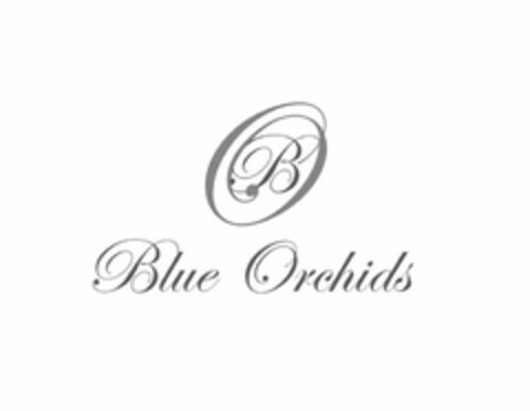 B BLUE ORCHIDS Logo (USPTO, 08/13/2018)