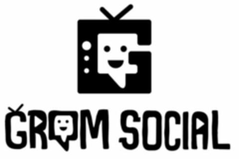 GROM SOCIAL Logo (USPTO, 10.01.2019)